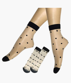 Translucent Polka Dot Socks